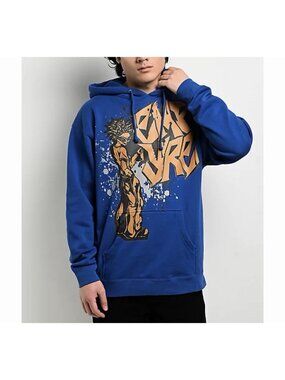 Empyre Mens Numetal Blue Sweatshirt Hoodie XXL